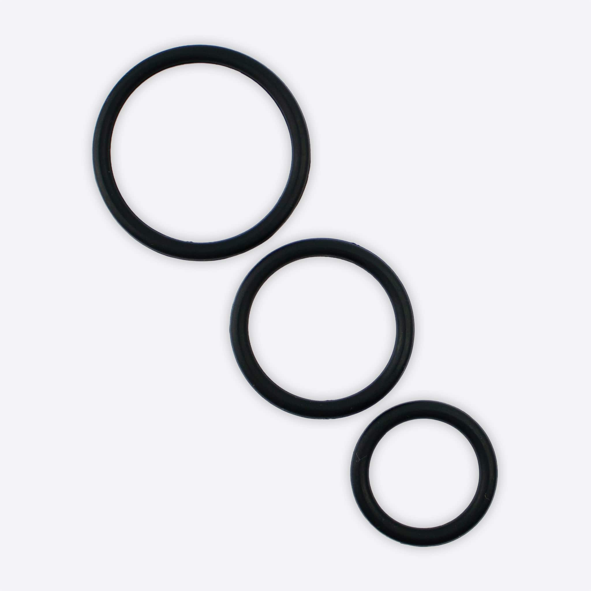 Unilove Basics penisring sæt 3 stk set oppefra