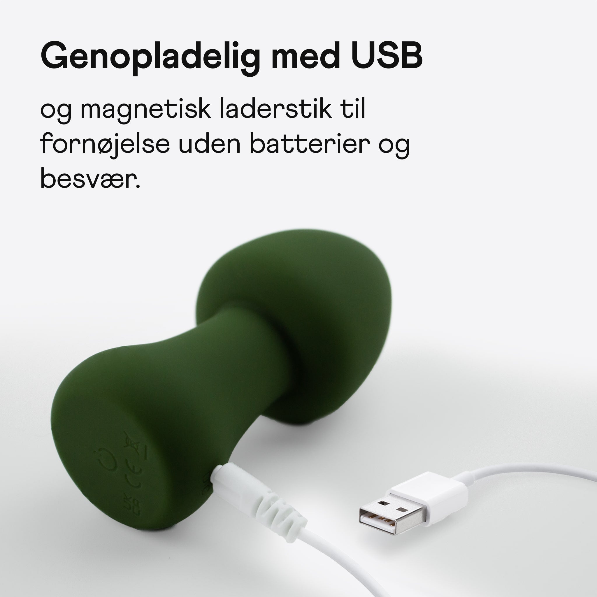 Amina Mushroom II klitoris & nipple vibrator med oplader