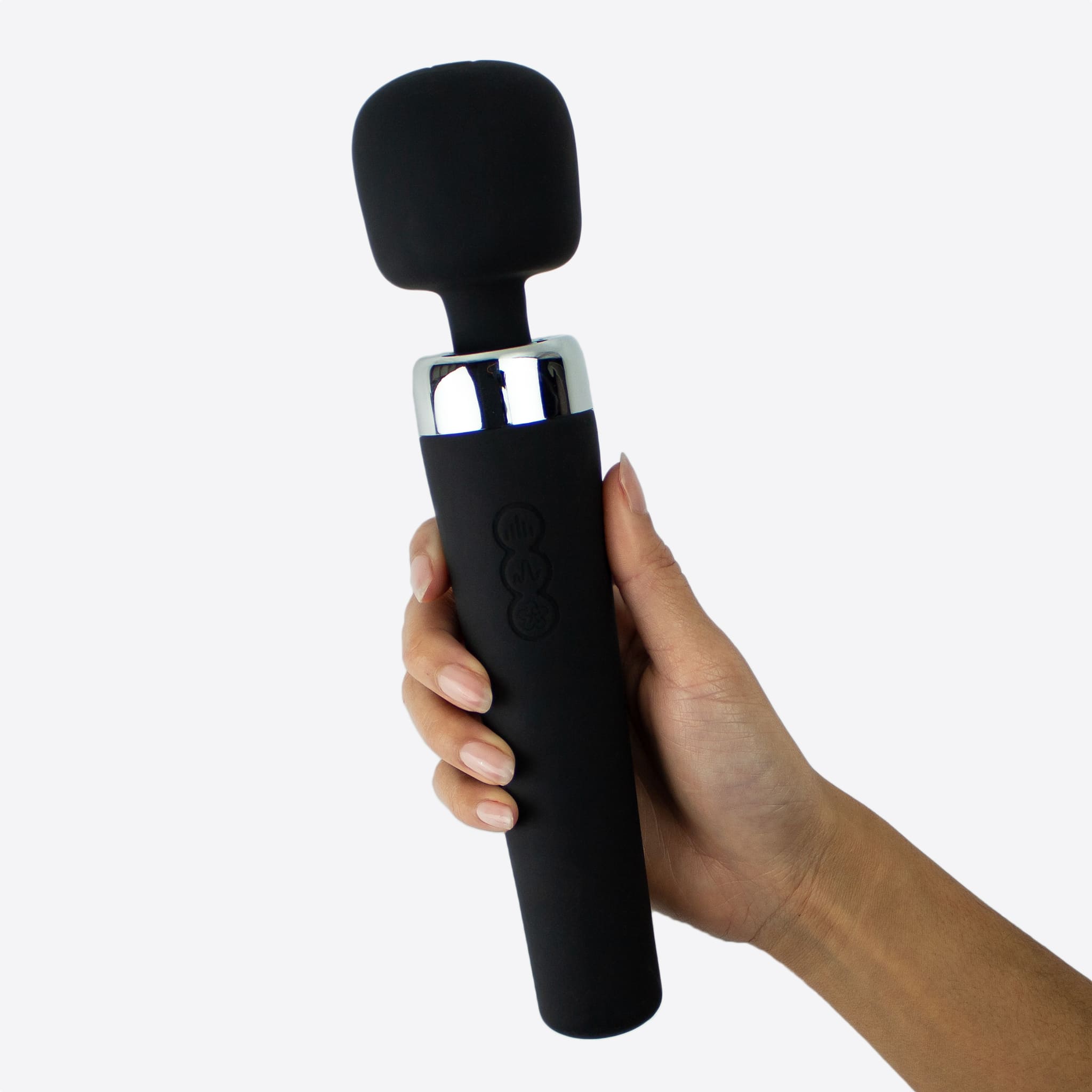 Unilove genopladelig power wand vibrator sort