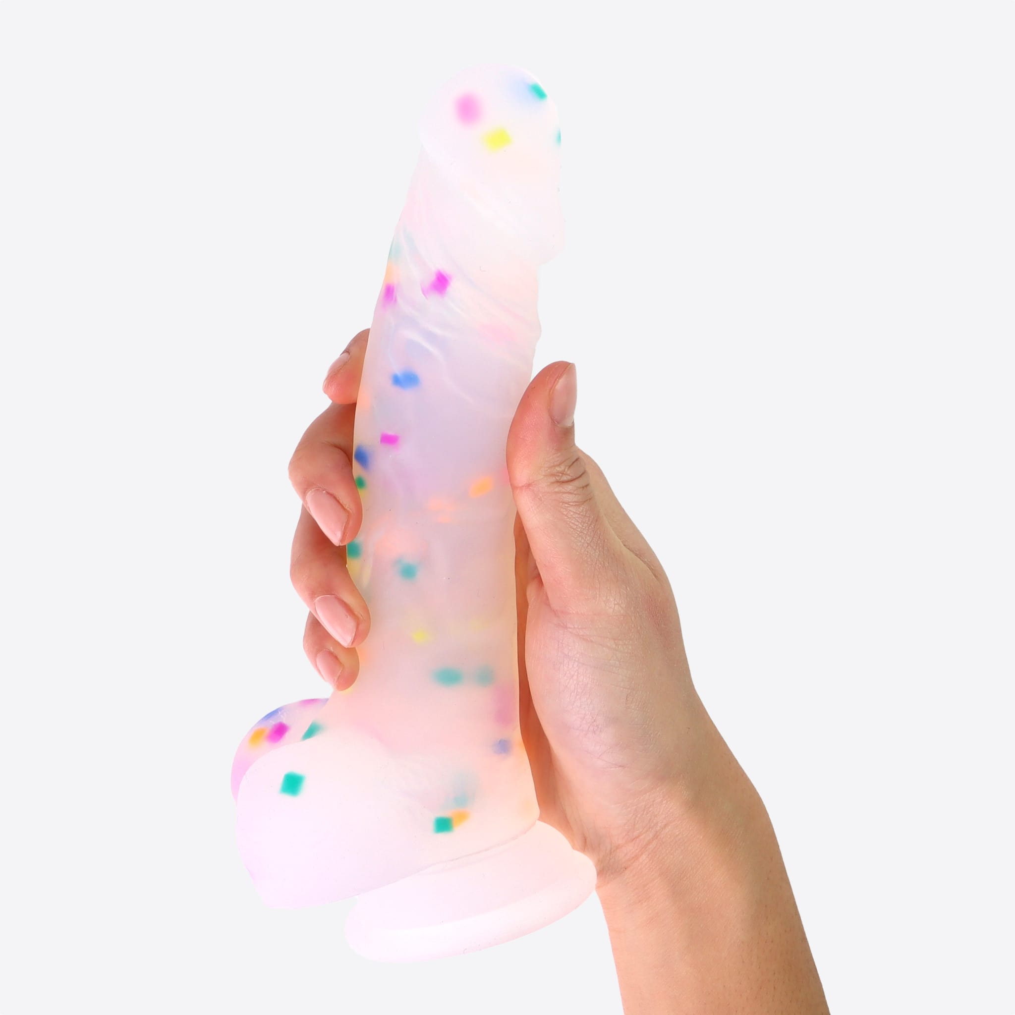 Ohasis Glam glitter silikone dildo 19,5 cm
