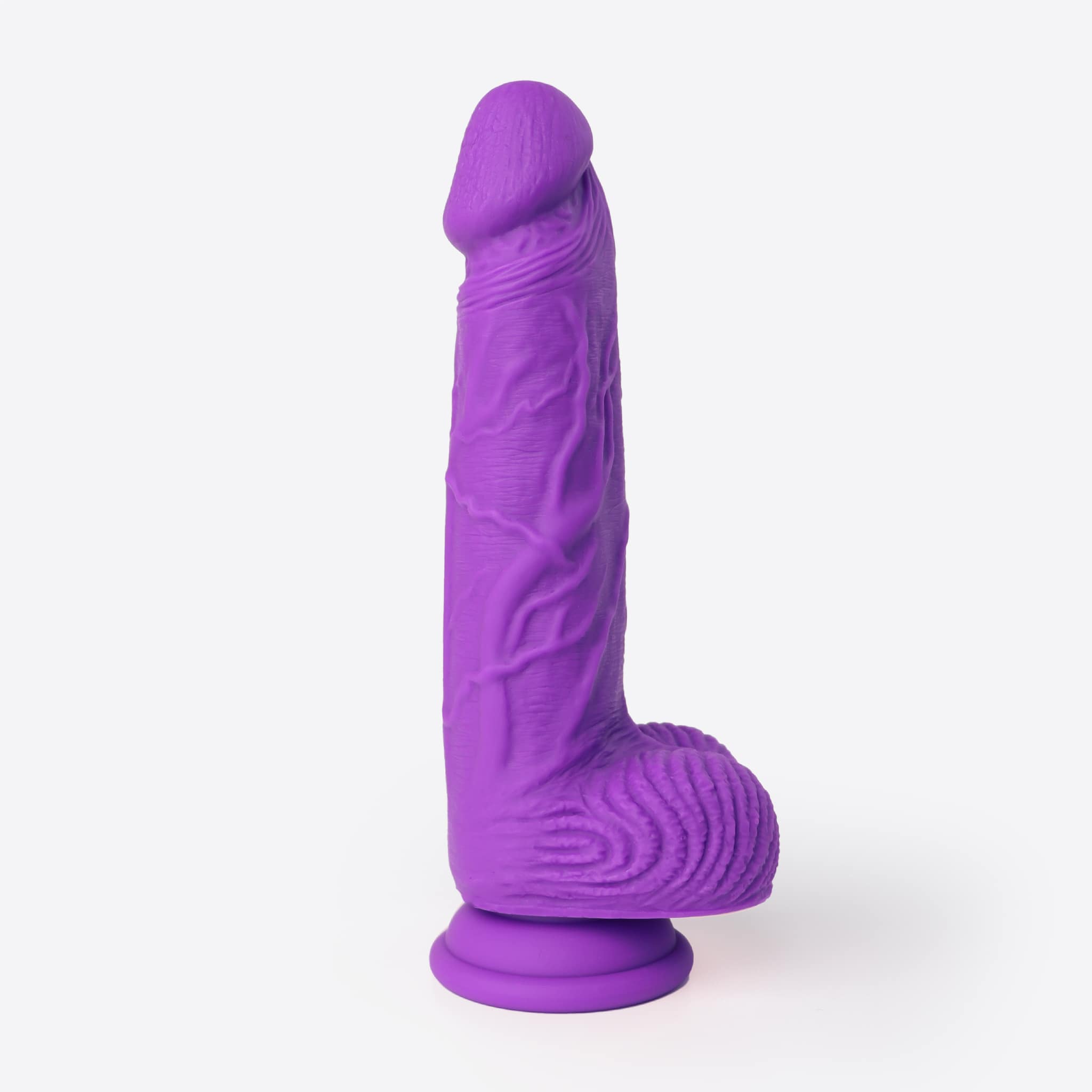 Ohasis Classic realistisk dildo 21 cm i lilla stående set fra siden