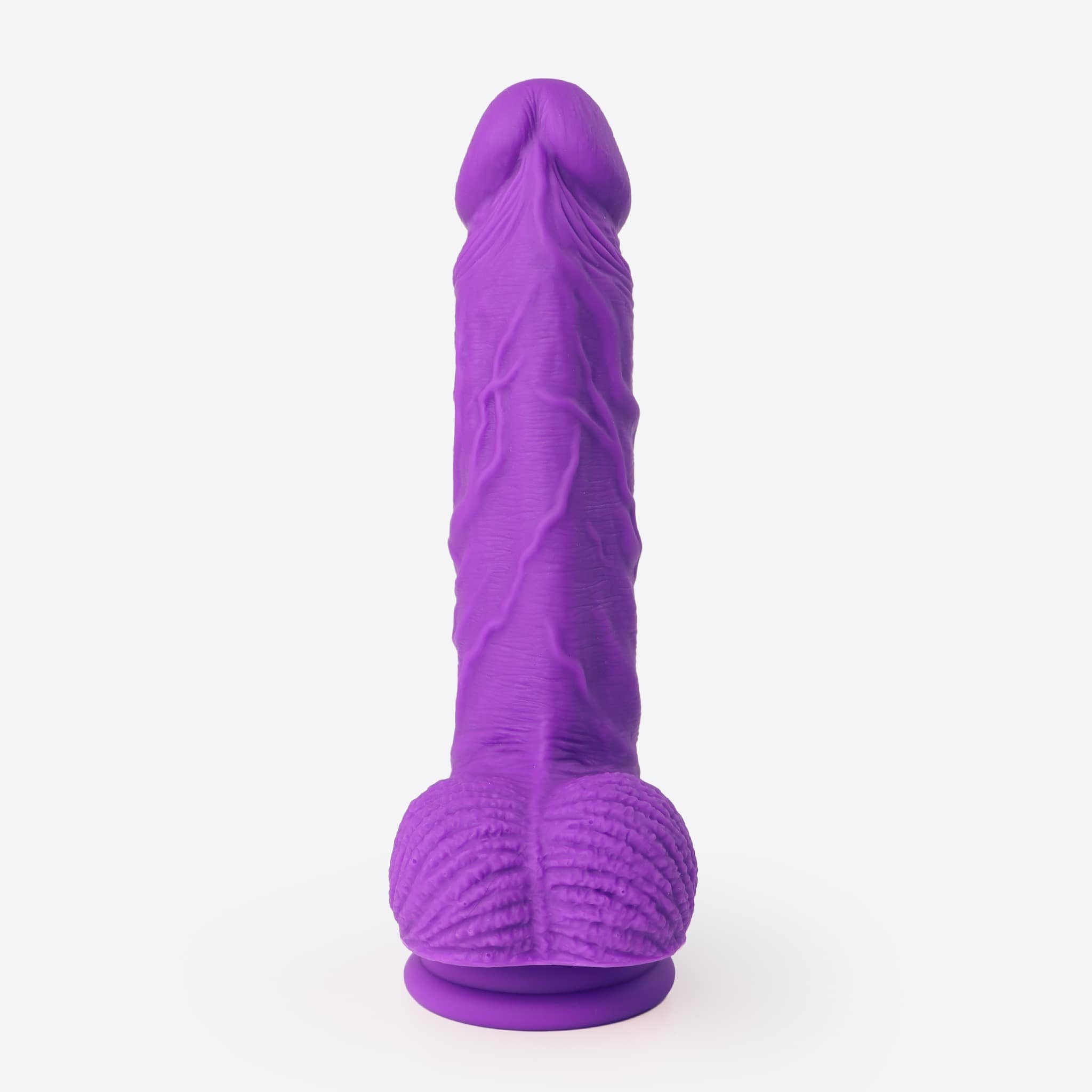 Ohasis Classic realistisk dildo 21 cm i lilla stående set bagfra