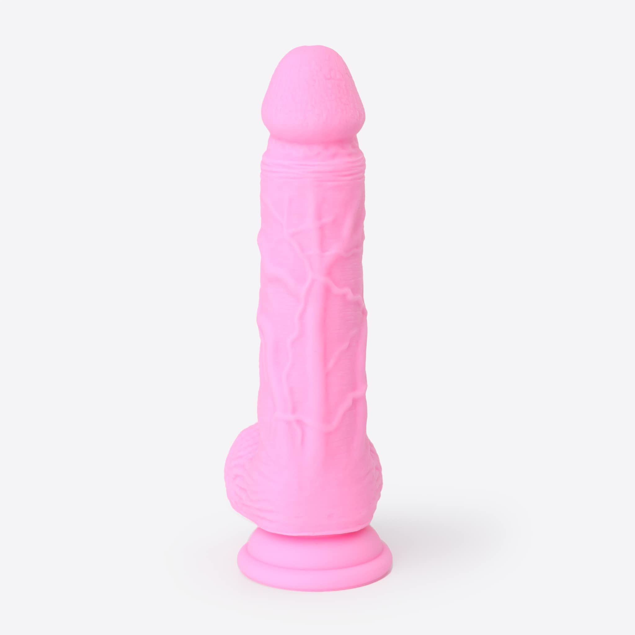 Ohasis Classic realistisk dildo 21 cm i lyserød stående set forfra