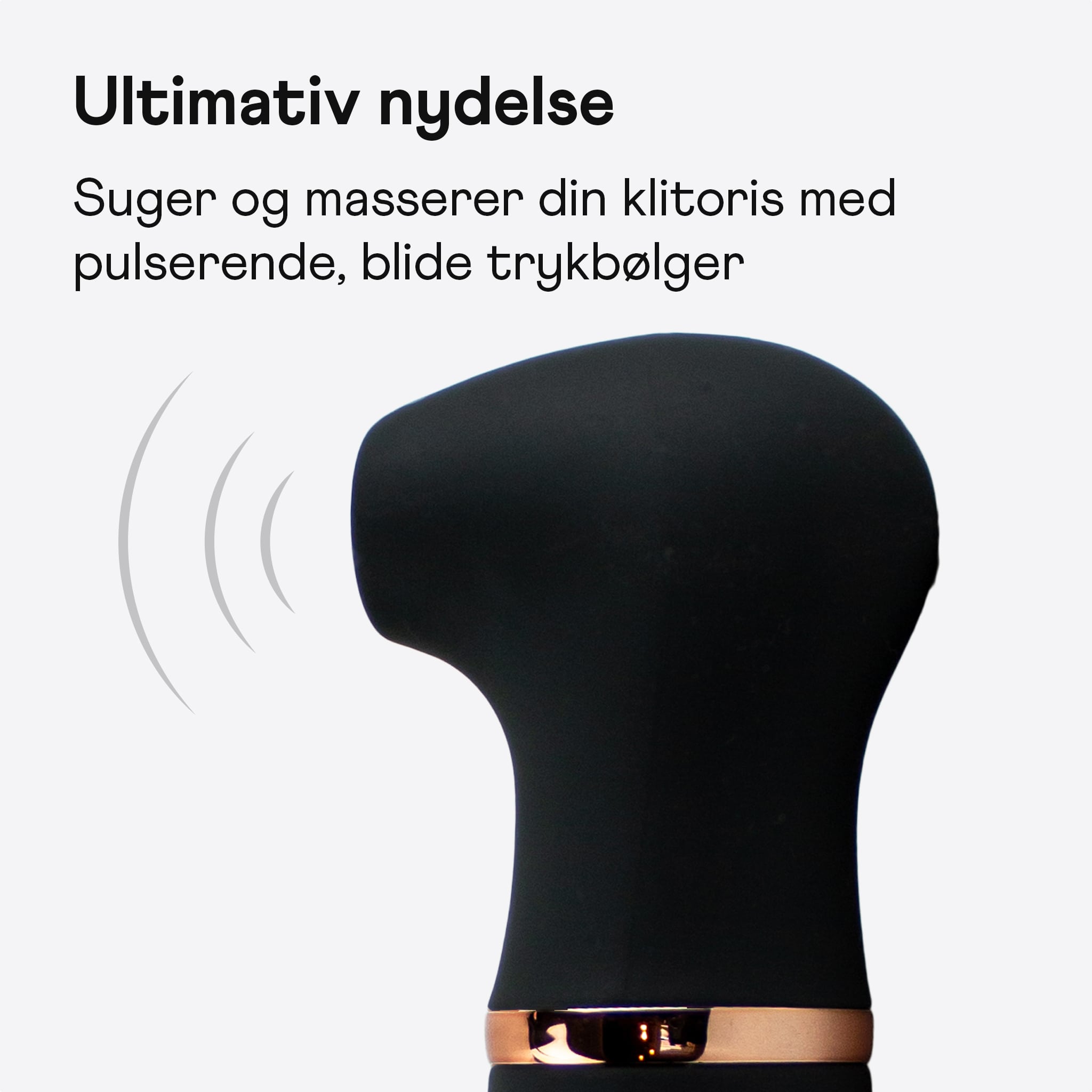 LANA Harlot klitoris vibrator, sort