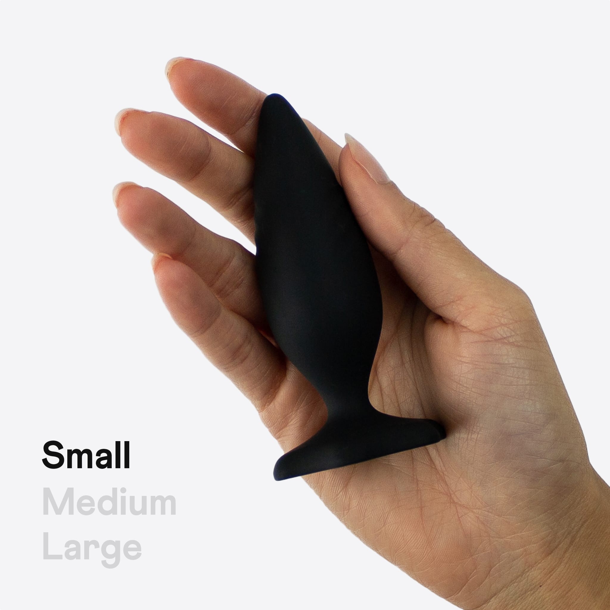 Unilove Rocket sort anal plug sæt 3 stk.