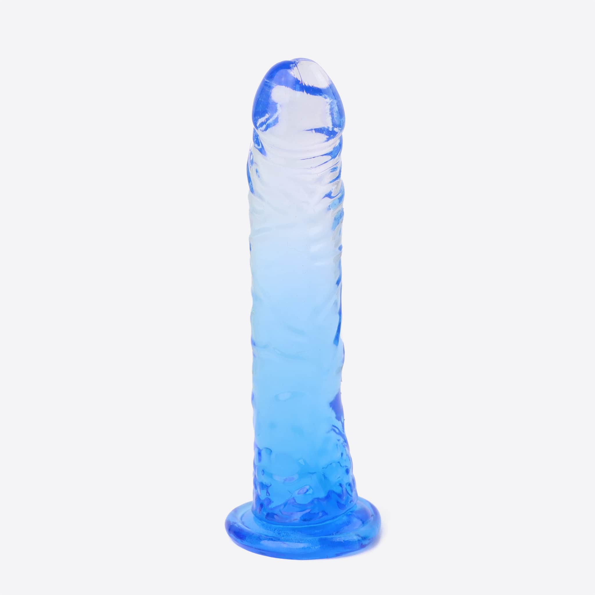 Ohasis Jelly transparent fleksibel dildo med sugekop 17 cm
