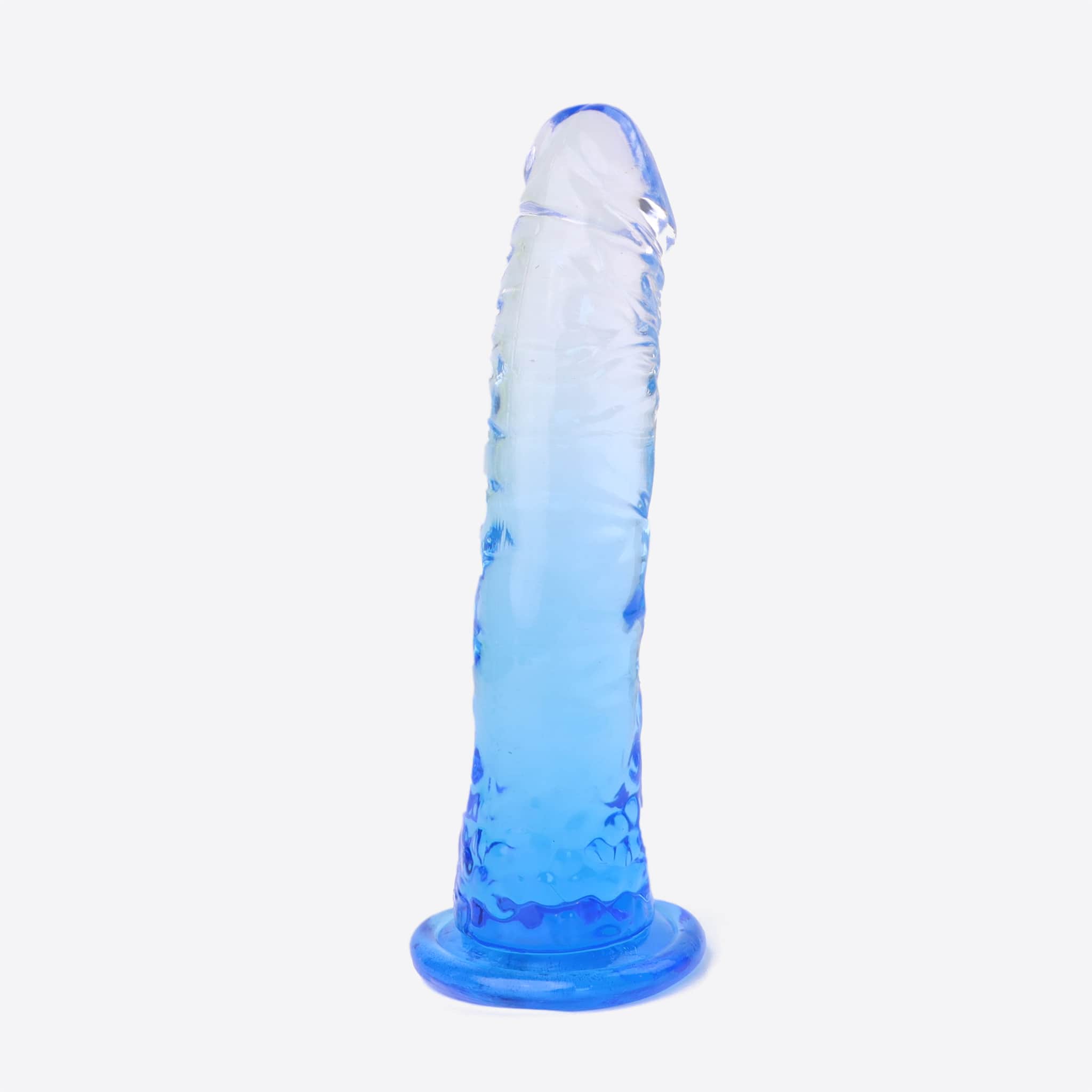 Ohasis Jelly transparent fleksibel dildo med sugekop 17 cm