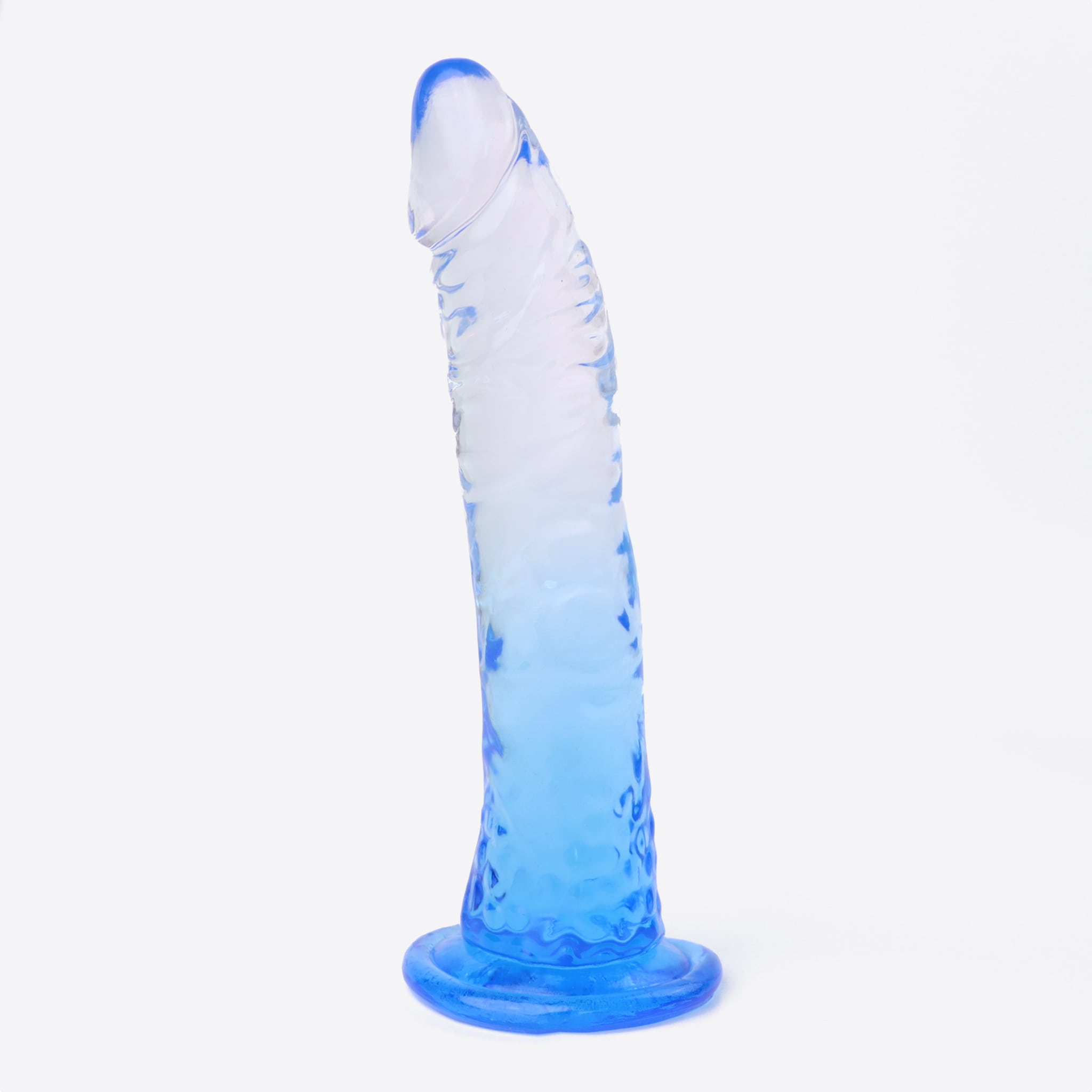 Ohasis Jelly transparent fleksibel dildo med sugekop 22 cm