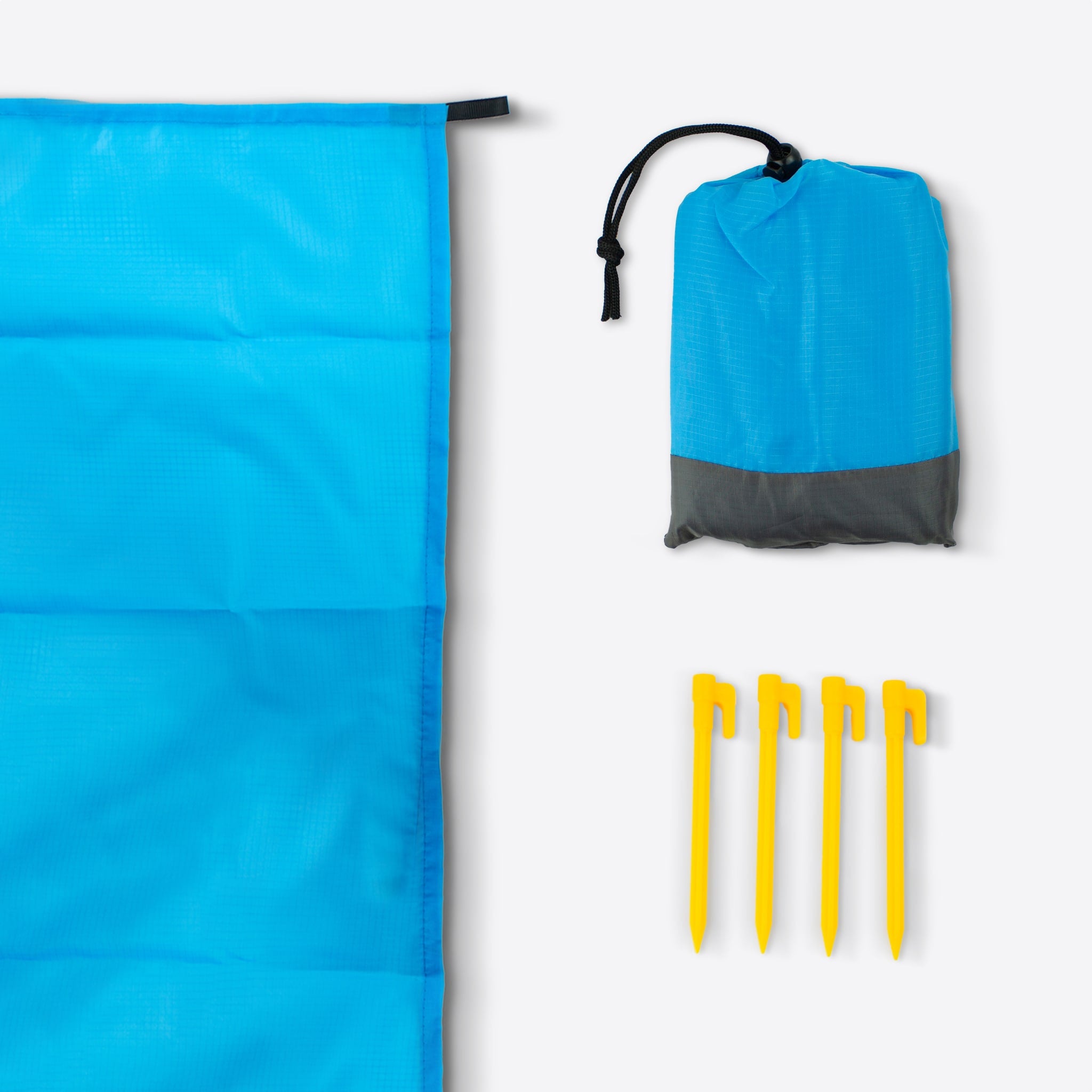 Vandafvisende lagen med pløkke og opbevaringspose 