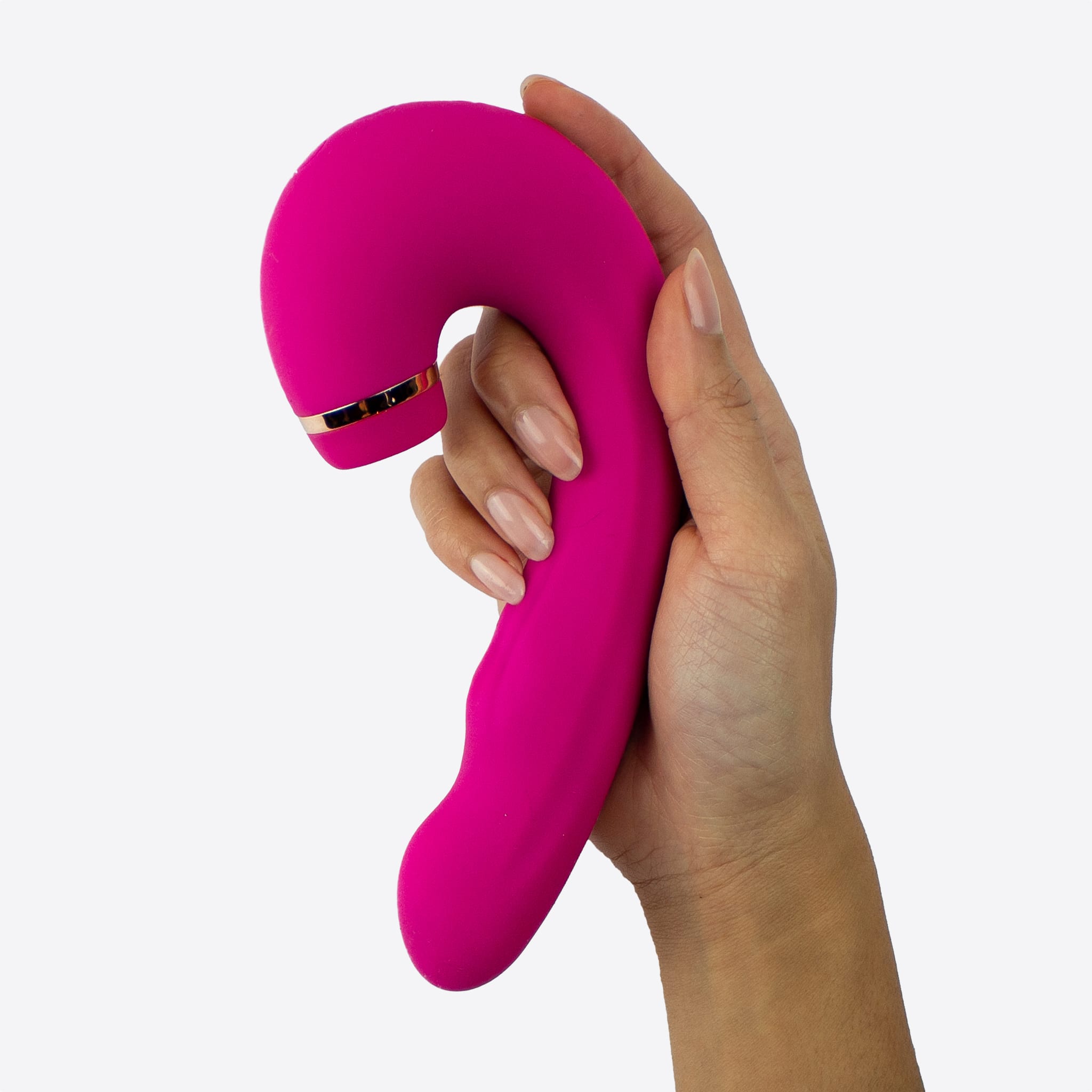 Amina Curvey silikone g-spot dildo vibrator