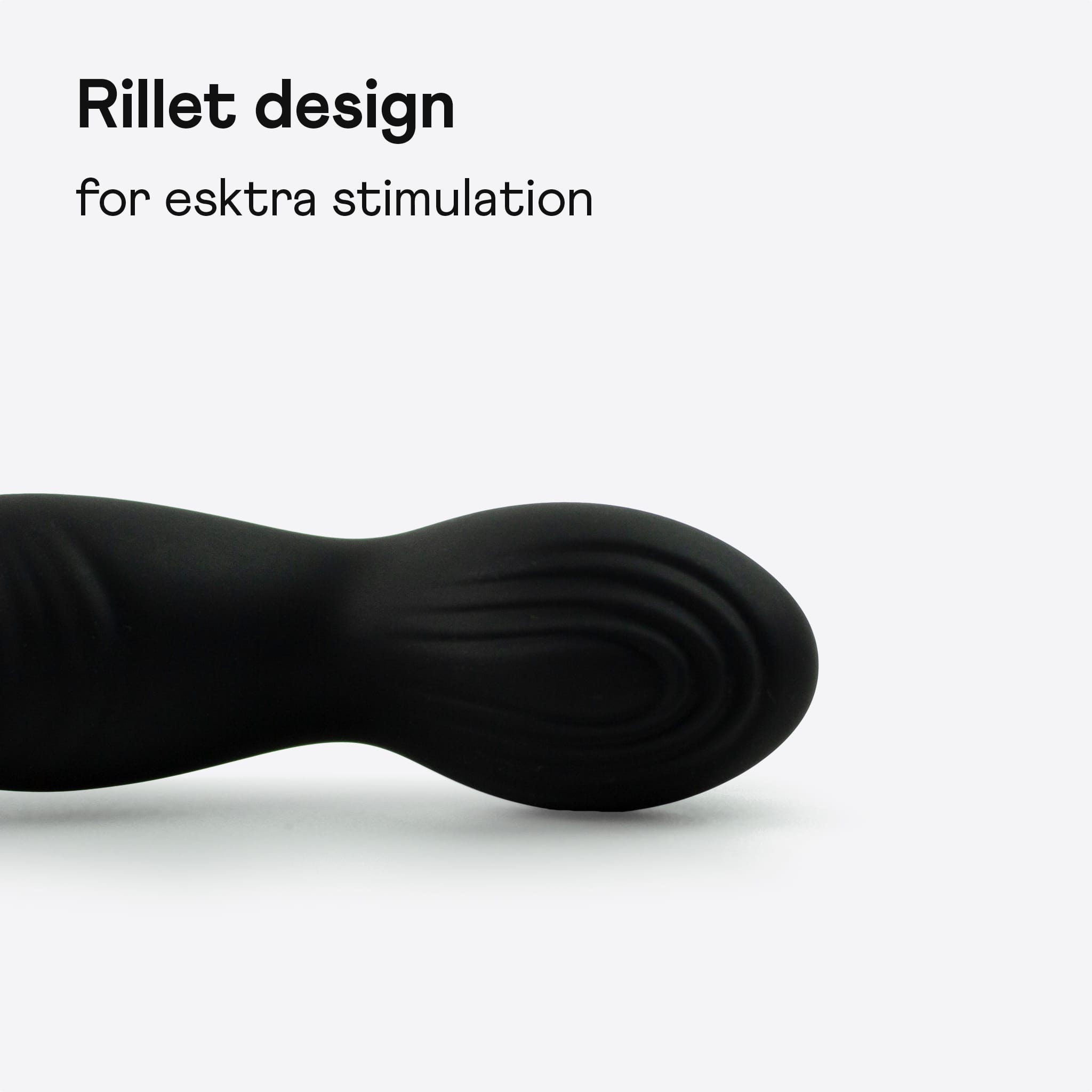 Unilove Alpha sort fjernbetjent prostata vibrator